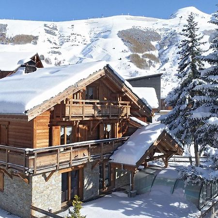 Odalys Chalet Le Renard Lodge Ле дез Альп Экстерьер фото