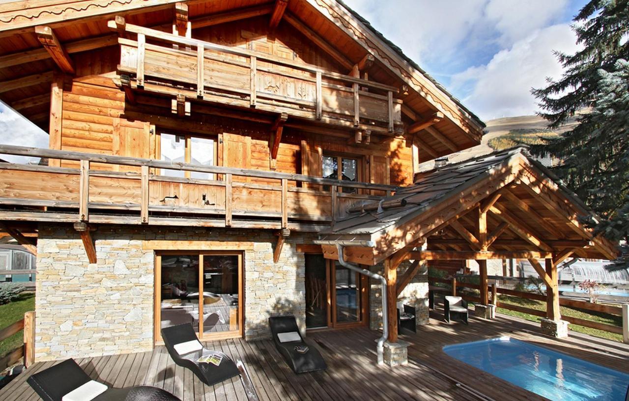 Odalys Chalet Le Renard Lodge Ле дез Альп Экстерьер фото